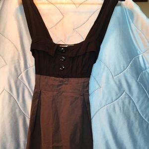 Isabella Rodriguez Black/Brown Short Casual Dress